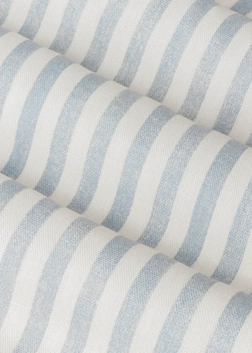 Yard Hebden 100% Cotton Blackout Mineral Blue Eyelet Curtain Pair - 46W X 54D (117x137cm Image 6
