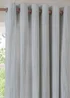 Yard Hebden 100% Cotton Blackout Mineral Blue Eyelet Curtain Pair - 46W X 54D (117x137cm Image 4