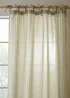 Pineapple Elephant Zanzibar Woven Stripe Voile Curtain Panel Green - 55W X 72D (140x182cm) Image 2