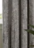 Paoletti Lustre Velvet Room Darkening Pewter Eyelet Curtain Pair - 46W X 54D (117x137cm Image 4