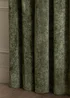 Paoletti Lustre Velvet Room Darkening Malachite Green Eyelet Curtain Pair - 46W X 54D (117x137cm Image 5