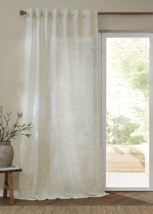 Yard Perrie Leaf Sheer Natural Woven Panel - S Image 2