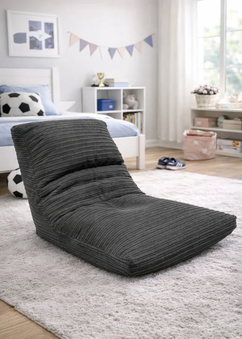 Kaikoo Grey Teen Lounger Corduroy - One Size Image 1