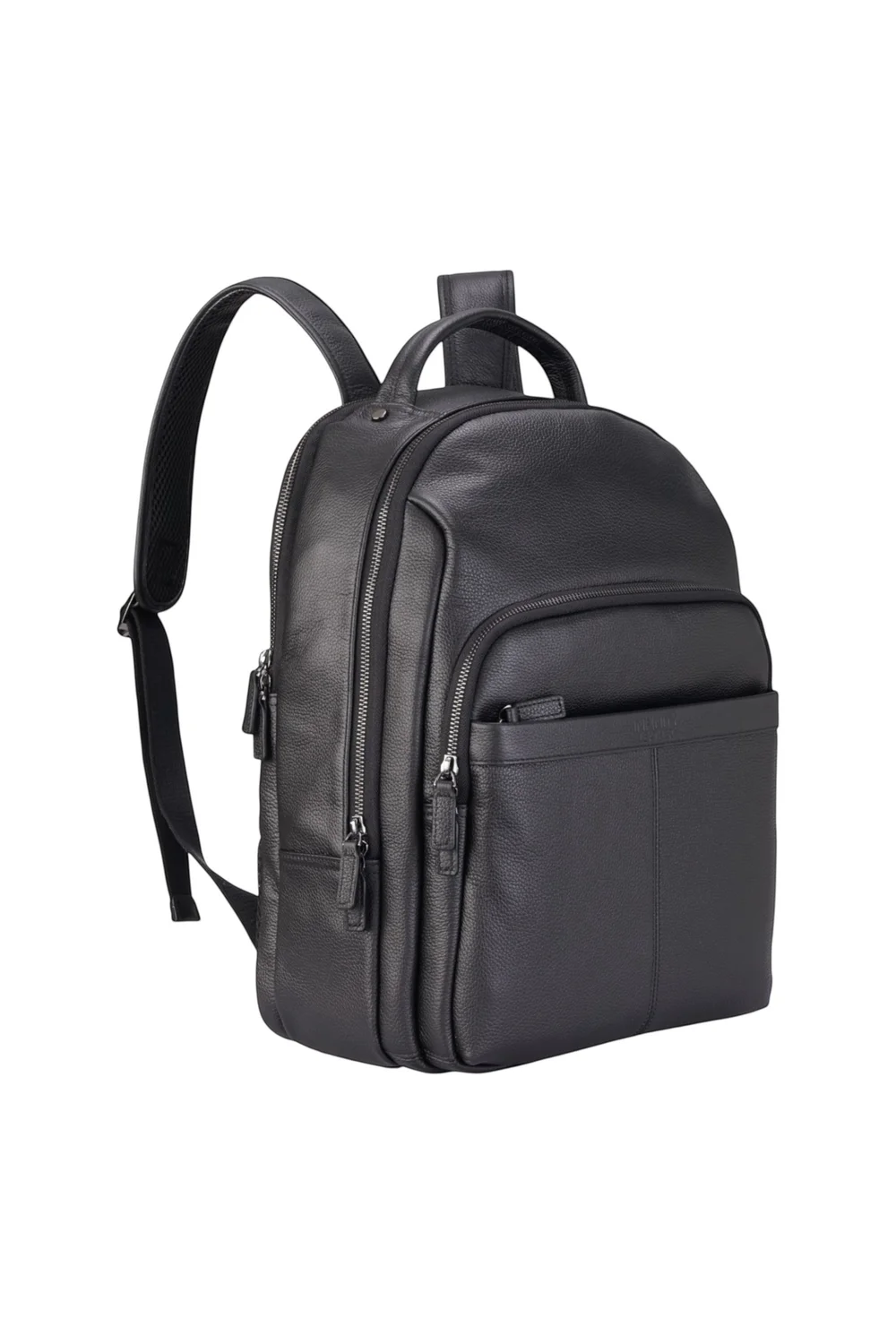 Infinity Leather Black Capri Vintage Travel Backpack - One Size Image 2