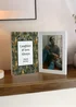 Personalised Memento Company Leopard Print Wooden Hinged 6x4 Photo Frame Multi Colour - One Size Image 2