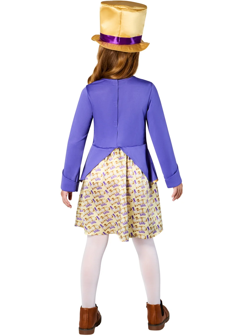 Willy Wonka Girl Costume (5-13 Years) - 11-13 Yrs Image 2