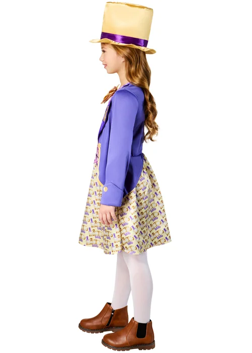 Willy Wonka Girl Costume (5-13 Years) - 11-13 Yrs Image 4