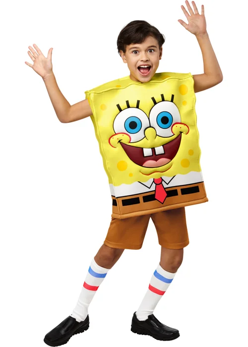 SpongeBob SquarePants Child Costume (5-10 Years) - 7-8 Yrs Image 1