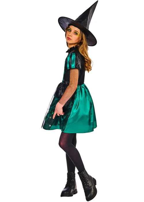 Wizard Of Oz Witch Costume (5-10 Years) - 9-10 Yrs Image 4