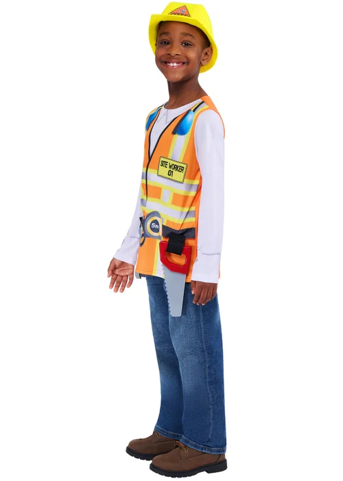 Rubies Construction Worker Costume (5-9 Years) - 5-9 yrs Image 4
