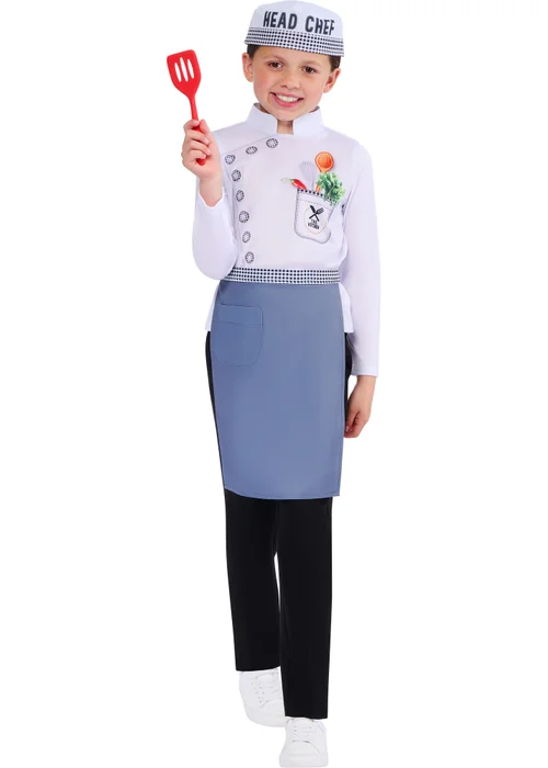 Rubies Modern Chef Costume (5-9 Years) - 5-9 yrs Image 1