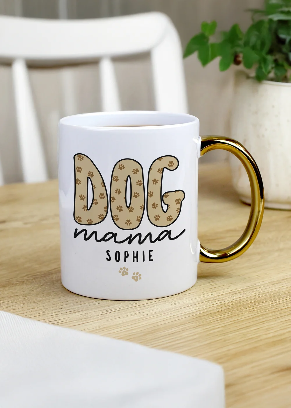 Personalised Memento Company Dog Mama Mug White - One Size Image 1