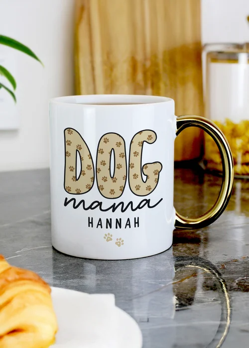 Personalised Memento Company Dog Mama Mug White - One Size Image 3