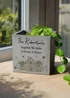 Personalised Memento Company Highland Cow Concrete Plant Pot Grey - One Size Image 2
