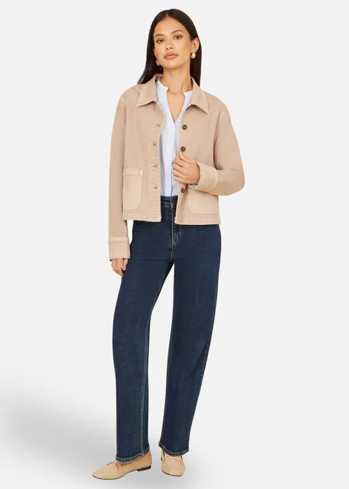 Yumi Canvas Jacket With Patch Pockets - 10 Image 4