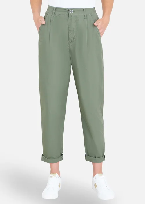 Yumi Cotton Canvas Chino Trousers - 10 Image 2