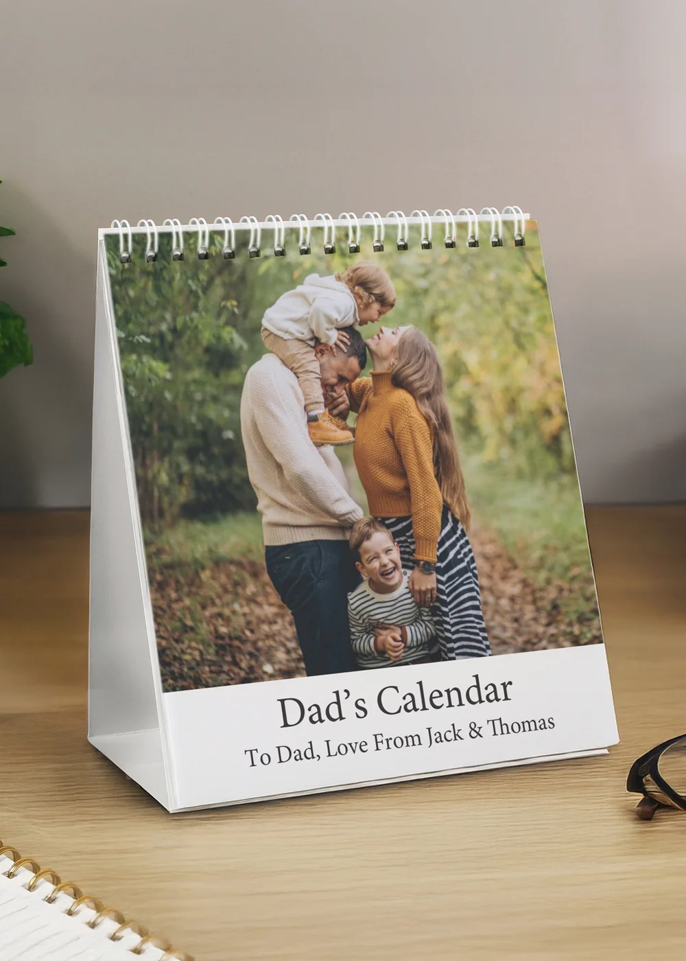 Personalised Memento Company Photo Upload Desk Calendar Multi - One Size Image 2