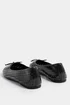 Yours Curve Black Faux Leather Cut Out Ballet Pumps In Wide E Fit - 9 Wide Image 4