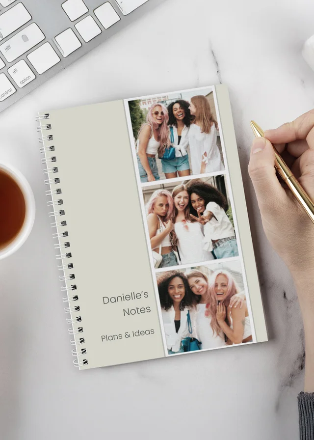 Personalised Memento Company Photo Upload Polaroid Notebook Multi