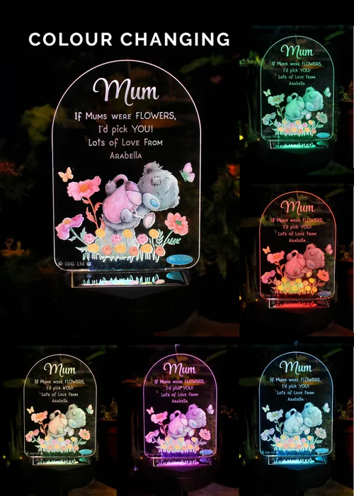 Personalised Memento Company Me to You Garden LED Solar Light Floral - One Size Image 2