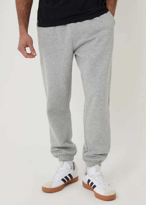 Threadbare Light Grey Tapered Joggers - S Image 1