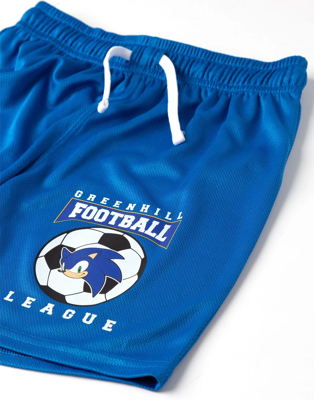 Vanilla Underground Sonic The Hedgehog Boys White Greenhill League Football Kit (3-12 Years) - 7-8 Yrs Image 5