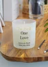 Personalised Memento Company Black & Gold Frosted Candle - One Size Image 3