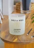 Personalised Memento Company Black & Gold Mr & Mrs Frosted Candle - One Size Image 3