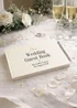 Personalised Memento Company Black and Gold Guest Book and Pen - One Size Image 1