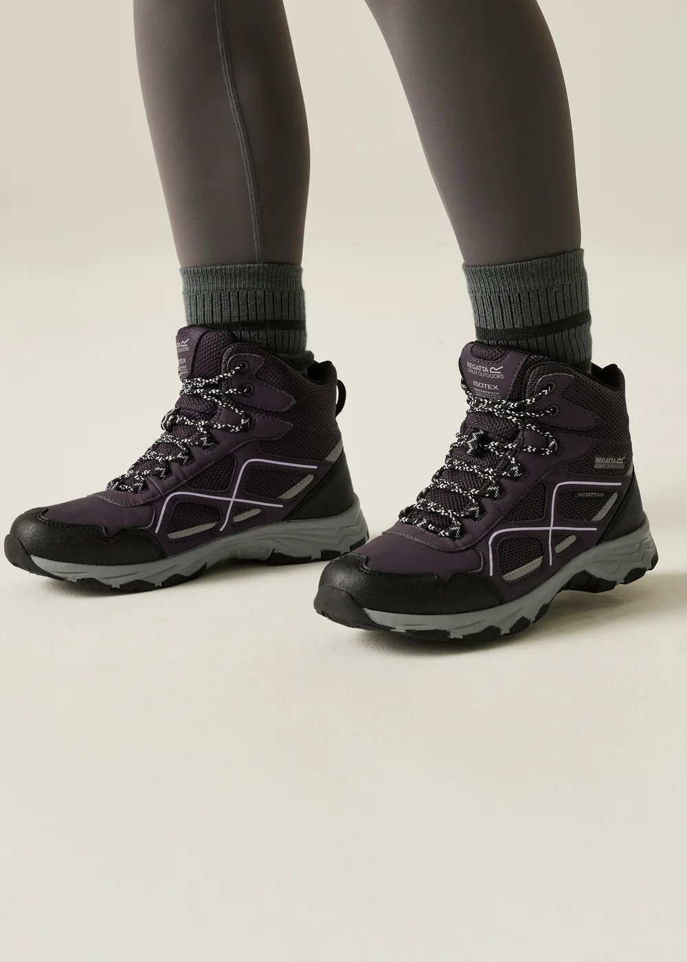 Regatta Deep Plum Lilac Frost Vendeavour Waterproof With Isotex Technology Boots - 5 Image 1
