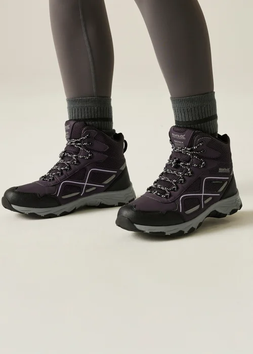 Regatta Deep Plum Lilac Frost Vendeavour Waterproof With Isotex Technology Boots - 5 Image 1