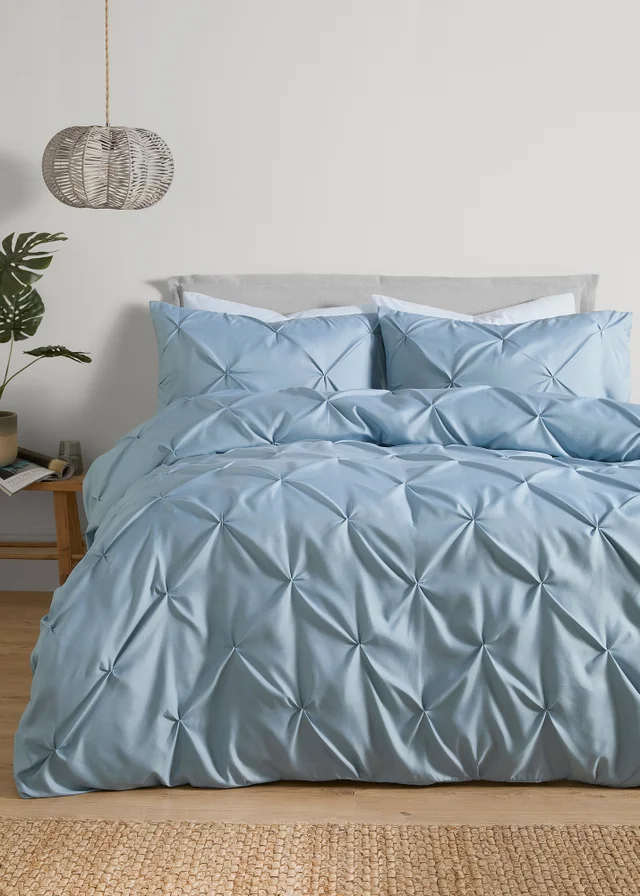 Serene Lara Blue Duvet Cover Set
