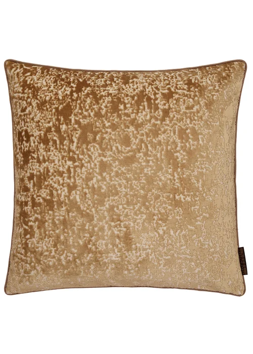 Laurence Llewelyn-Bowen Atlas Velvet Gold Filled Cushion - 55 x 55cm Image 2