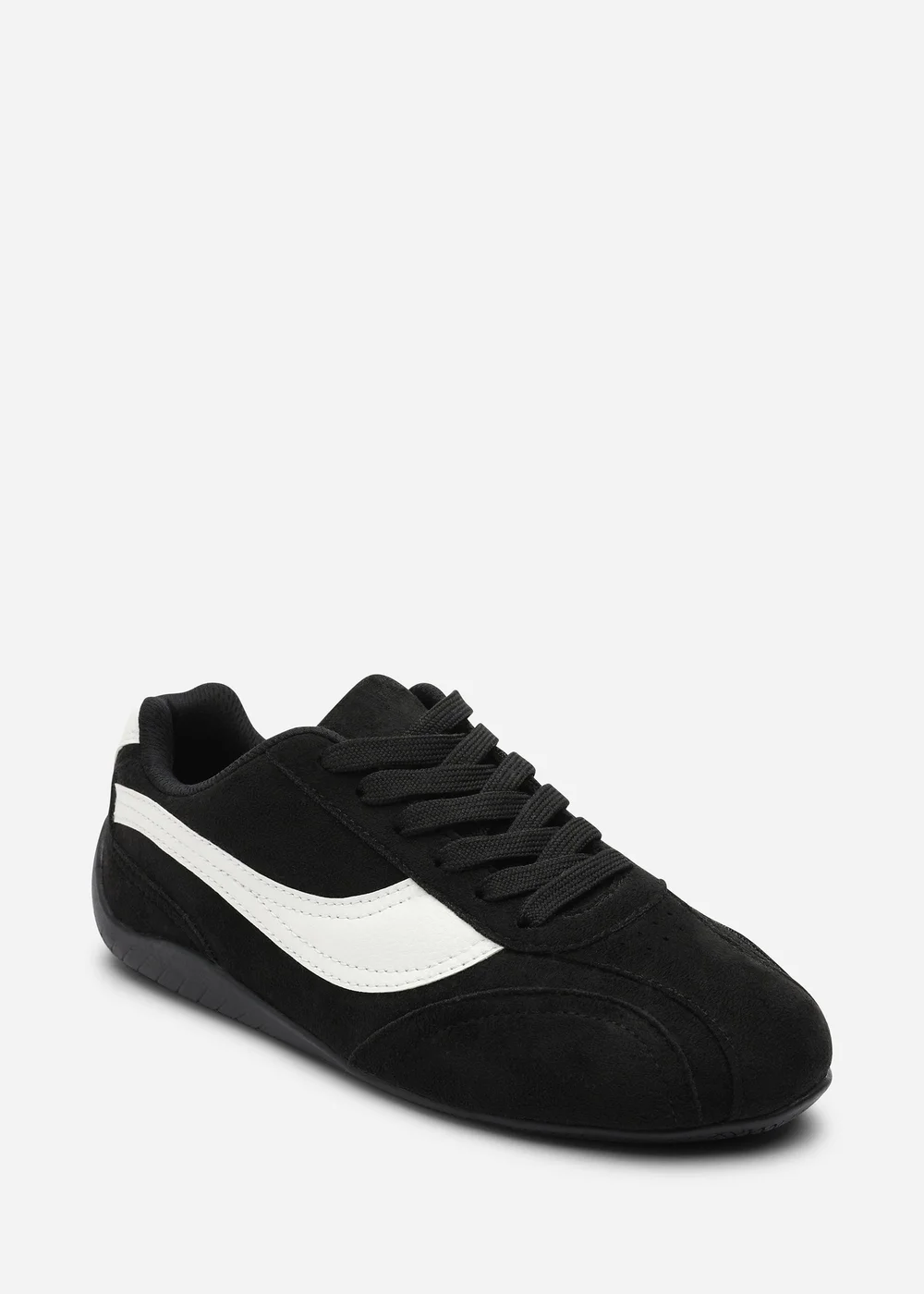 Where's That From Ulani Black Low-Top Lace-up Trainer - 7 Image 3
