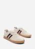 Where's That From Venice Beige Retro Lace-Up Stripes Trainer - 8 Image 4