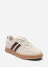 Where's That From Venice Beige Retro Lace-Up Stripes Trainer - 8 Image 3