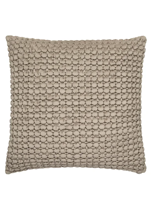 Appletree Bobble Tufted Natural Filled Cushion - 55 x 55cm Image 2