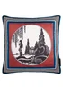 Laurence Llewelyn-Bowen Arcadia Velvet Red Filled Cushion - 43W X 43D Image 2