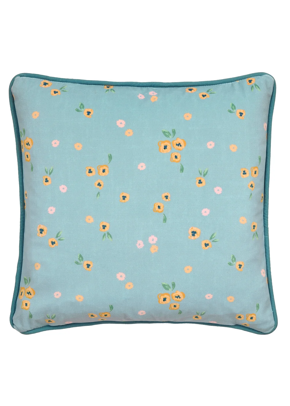 Dreams & Drapes Abstract Poppy Breathable Red Filled Cushion - 43W X 43D Image 4