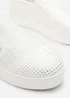 Where's That From Florina White Zip Trainer With Diamante Toe - Size 3 Image 5