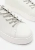 Where's That From Eliane White Lace-up Low Wedge Trainer - 8 Image 5
