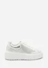 Where's That From Darcia White Chunky Sole Trainer With Diamante Pattern - Size 3 Image 2