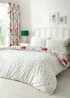 Dreams & Drapes Abstract Poppy Reversible Red Duvet Cover Set - Single Image 4