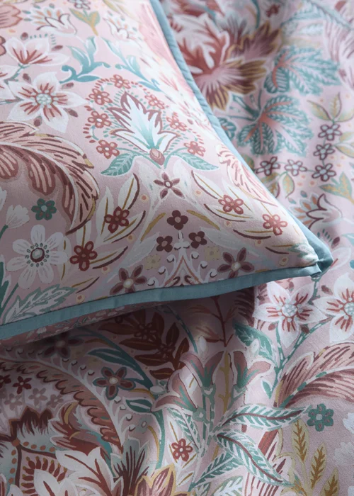 Appletree Floral Damask Super Soft Multi Colour Duvet Cover Set - Double Image 3