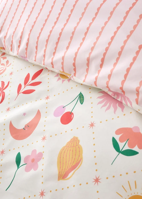 Bedlam Dreamscape Digitally Printed Multi Colour Duvet Cover Set - Single Image 3