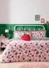 Bedlam Fun Strawberries Digitally Printed Pink Duvet Cover Set - Single Image 4
