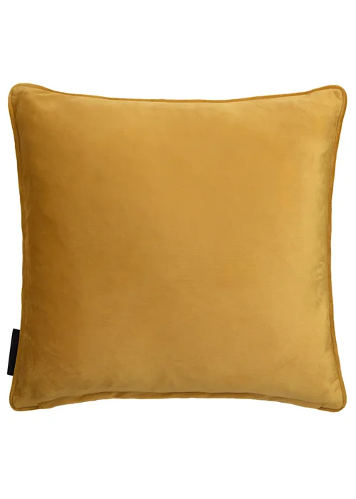 Laurence Llewelyn-Bowen Diva Embroidery Velvet Ochre Filled Cushion - 43W X 43D Image 3