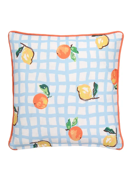 Fusion My Darling Clementine Showerproof Multi Colour Filled Cushion - 43W X 43D Image 3