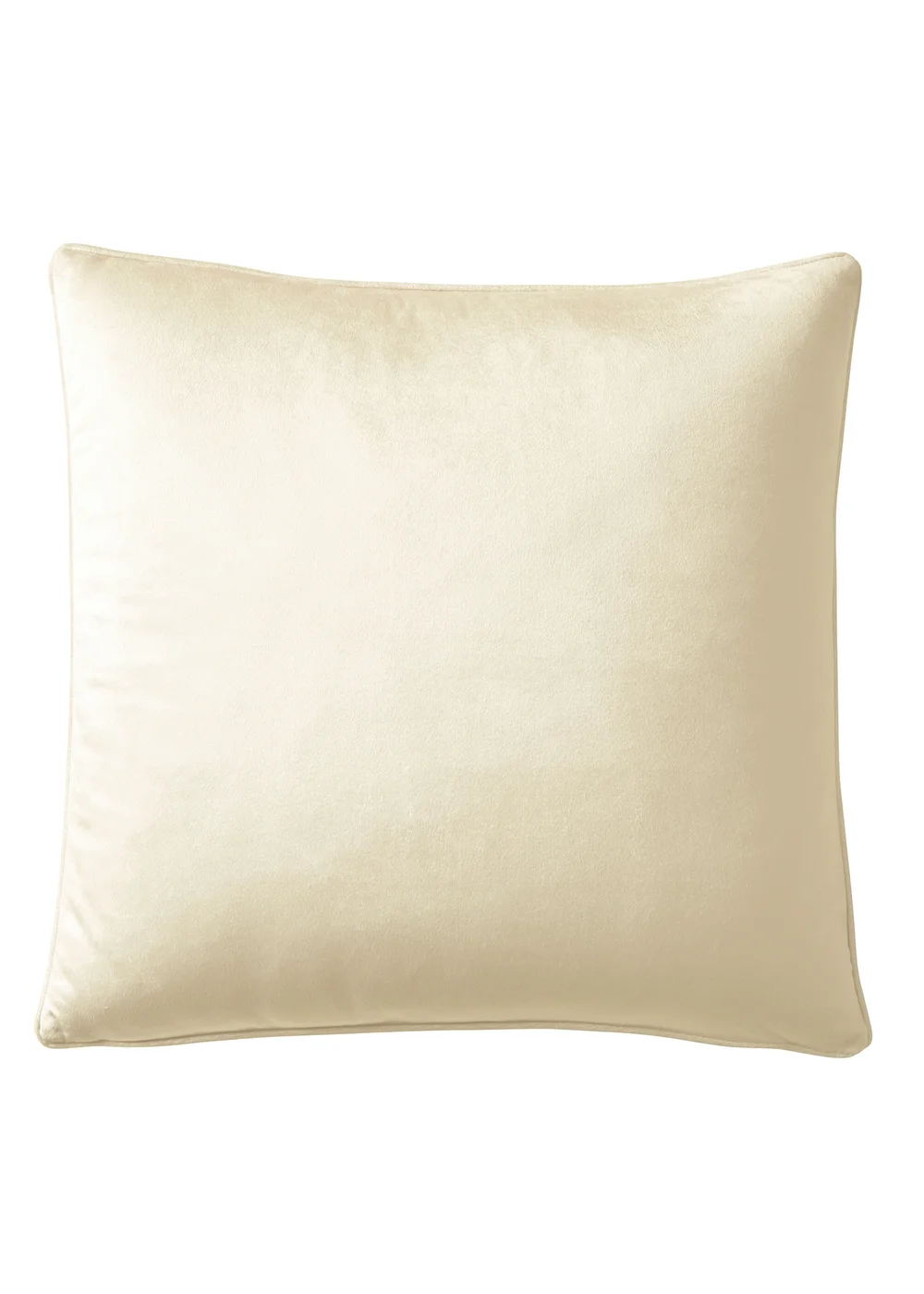 Appletree Harlan Velvet Cream Filled Cushion - 55 x 55cm Image 2
