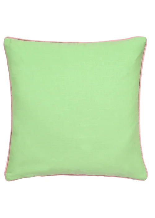 Fusion Summer Vibes Slogan EmroideredMulti Colour Filled Cushion - 43W X 43D Image 3